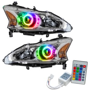 Nissan Altima Headlight Assemblies - ORACLE Lighting - ColorSHIFT SMD w/ Simple Controller - `13-`15